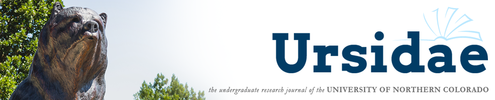 Ursidae: The Undergraduate Research Journal at the University of Northern Colorado
