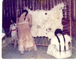 Display showing hide preparation, Luxton Museum by B. Bush