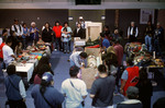 Members of the Tlingit Nation unpack a recently returned Bear Clan Totem during a welcoming ceremony in Angoon, Alaska, November 1, 2003 by Kevin Moloney